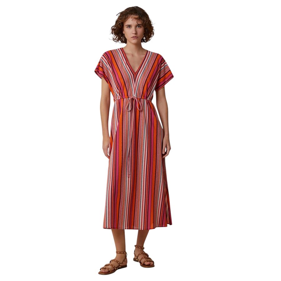 Fennec abito midi in jersey a righe da donna Penny Black | 2511621076200001